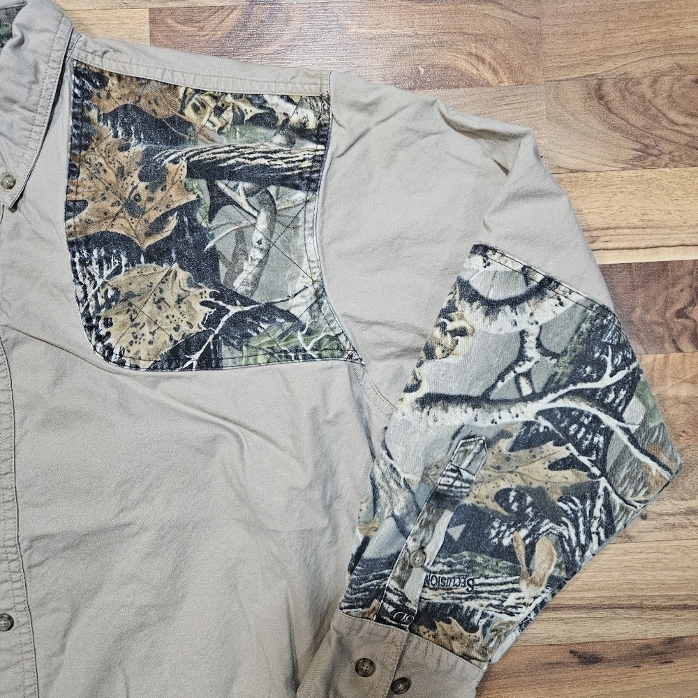 Cabela’s Seclusion 3D Hunting Shirt Men’s Large Tan Camo Patch - Picture 2 of 7